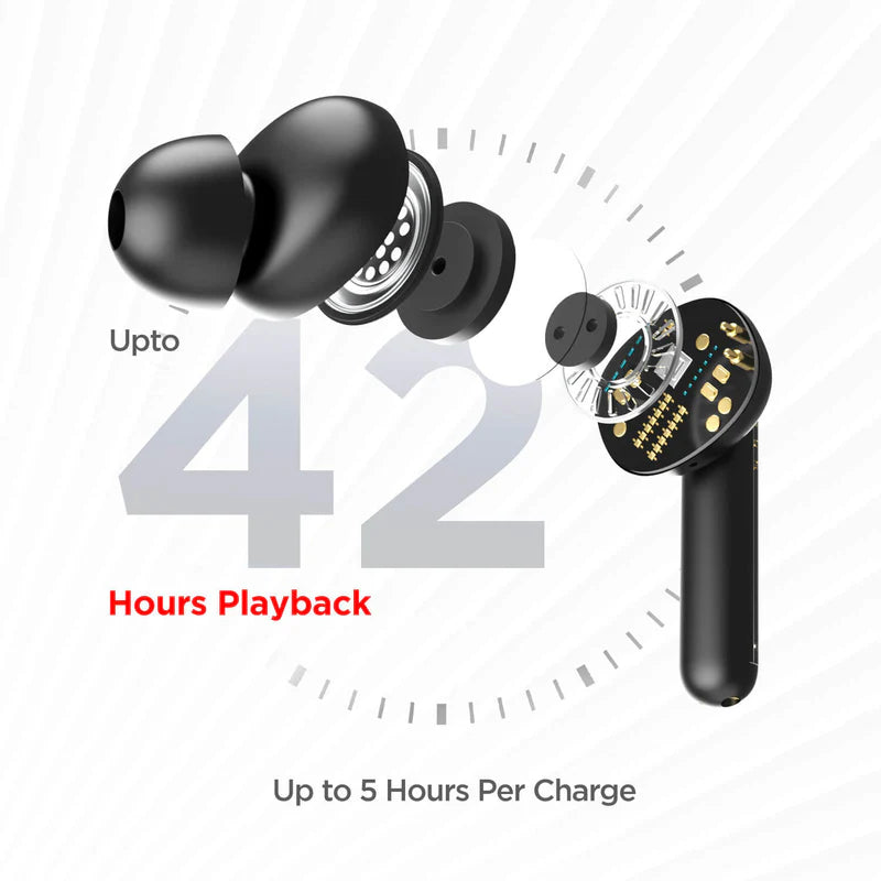 boAt Airdopes 148  (Black)