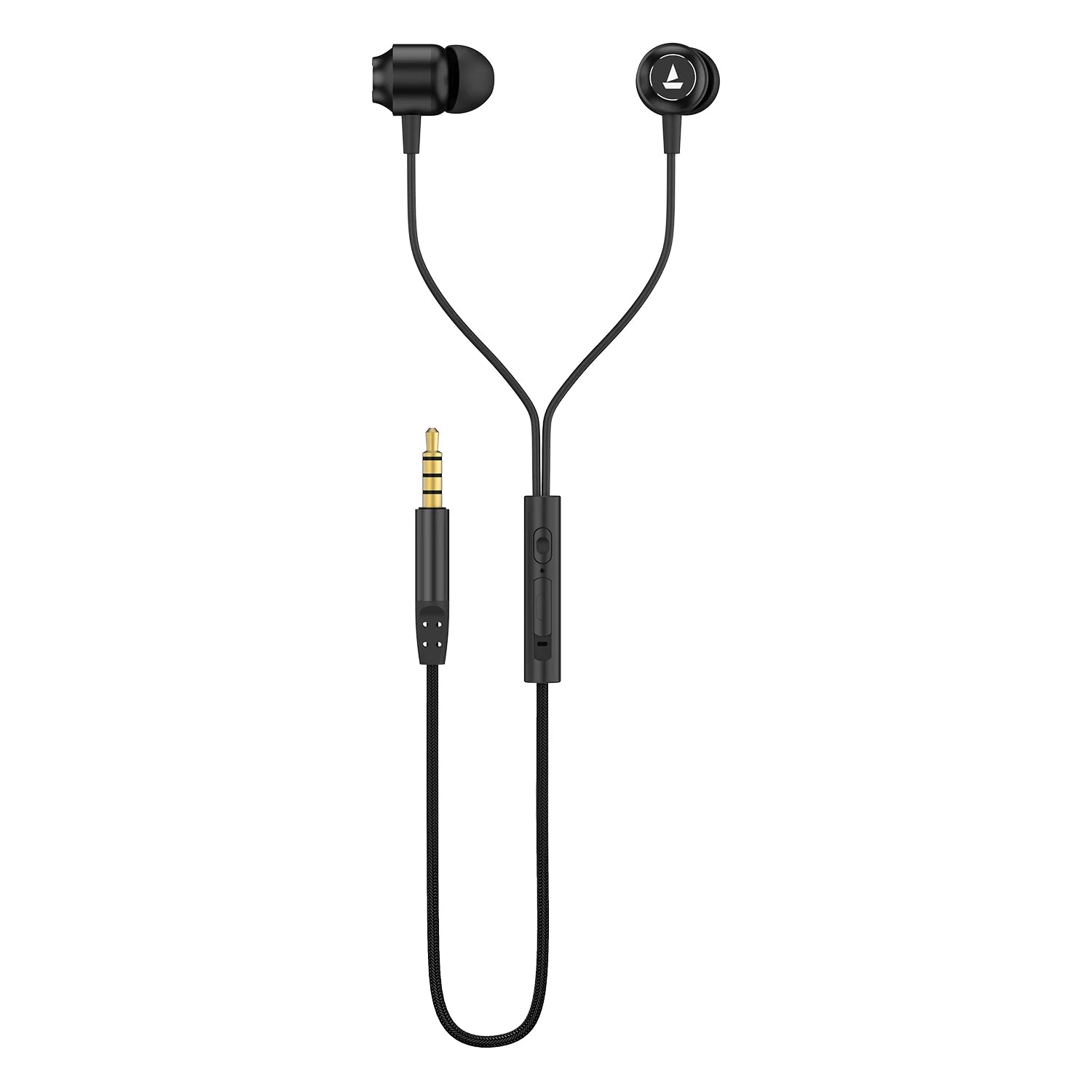Bassheads 162v2 Wired Earphone with 10mm Drivers, boAt Signature Sound, Metallic Earbuds, Ergonomic Fit