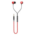 Bassheads 162v2  Wired Earphone with 10mm Drivers, boAt Signature Sound, Metallic Earbuds, Ergonomic Fit(RED)